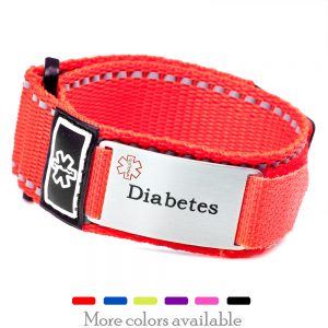 Diabetes Medical Alert Sport Bracelet