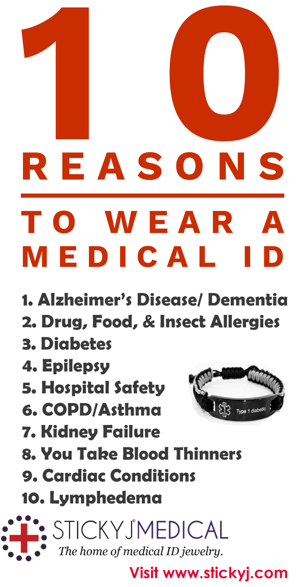 10 reasons to wear a medical id