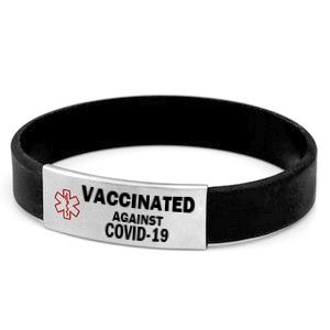 Vaccinated Against Covid 19 bracelet